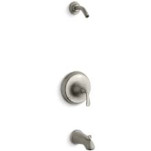 Forte Tub and Shower Trim Package with Sculpted Lever Handle - Less Shower Head