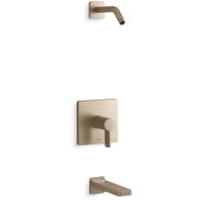 Parallel Tub and Shower Trim Package Shower Head