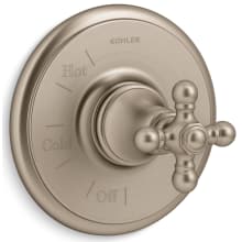 Artifacts Pressure Balanced Valve Trim Only with Single Cross Handle - Less Rough In