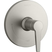 Hint Function Pressure Balanced Valve Trim Only with Single Lever Handle - Less Rough In