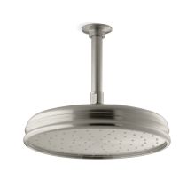 2.5 GPM Single Function Rain Shower Head with MasterClean Sprayface and Katalyst Air-Induction Technology