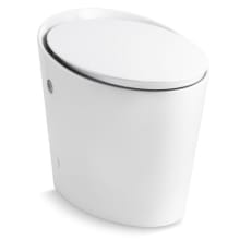 Avoir 1.28 GPM One Piece Elongated Chair Height Toilet with Quiet-Close Toilet Seat and Cover