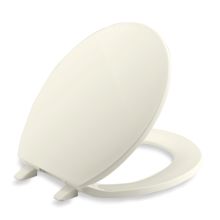 Brevia Q2 Round Closed-Front Toilet Seat with Quick-Release and Quick-Attach Hinges