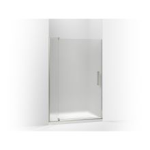 Revel 70" High x 48" Wide Hinged Frameless Shower Door with Frosted Glass