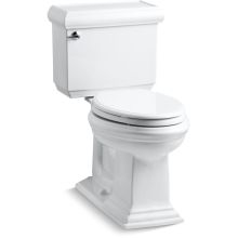 Memoirs Classic 1.28 GPF Two-Piece Elongated Comfort Height Toilet with AquaPiston Technology - Seat Not Included