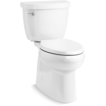 Cimarron Comfort Height 1.28 GPF Two-Piece Elongated Toilet with Fully Skirted Trapway and AquaPiston Flushing Technology