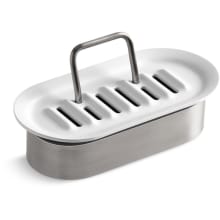 Sponge Caddy with Stainless Steel Sponge Rest