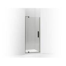 Revel 70" High x 27-5/16 – 31-1/8" Wide Pivot Frameless Shower Door with Thick Clear Glass