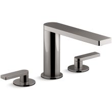 Composed Widespread Bathroom Faucet with Lever Handles - Pop Up Included
