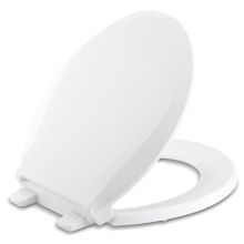 Cachet Round Toilet Seat with Quiet-Close, Grip Tight, and Quick-Attach