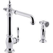 Artifacts 1.5 GPM Single Hole Kitchen Faucet - Includes Side Spray