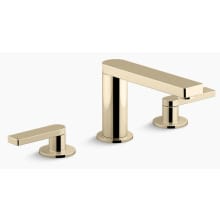 Composed Widespread Bathroom Faucet with Lever Handles - Pop Up Included