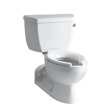 Barrington Two Piece Elongated Toilet with Rear Outlet, 4" Rough In and Right Hand Trip Lever