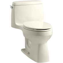 Santa Rosa 1.28 GPF One-Piece Elongated Comfort Height Toilet with AquaPiston Technology - Includes Brevia Quiet-Close Grip-Tight Toilet Seat