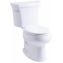 1.28 GPF Two-Piece Elongated Toilet with 14" Rough In and Tank Locks from the Wellworth Collection