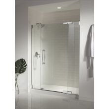 Heavy Glass Pivot Shower Door from the Finial Collection- 45"-48" W x 72.25" H