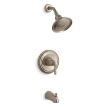 Rite-Temp Pressure-Balancing Bath and Shower Faucet Trim With Lever Handle and Slip-Fit Spout from the Devonshire Collection