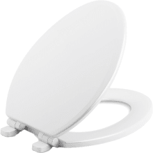 Ridgewood Elongated Molded Wood Toilet Seat with Quiet-Close™