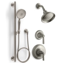 Bancroft Pressure Balanced Shower System with Shower Head, Hand Shower, Valve Trim, and Shower Arm