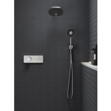 Statement and Anthem Thermostatic Shower System with Shower Head, Hand Shower, and Push-Button Integrated Volume Controls