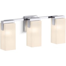 Honesty 3 Light 22" Wide Vanity Light with Frosted Glass Shades