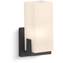Honesty 9" Tall Wall Sconce with Frosted Glass Shade