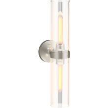 Purist 2 Light 22" Tall Bathroom Sconce