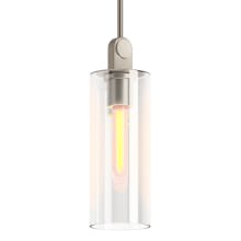 Crue 5" Wide Mini Pendant with Clear Glass Shade