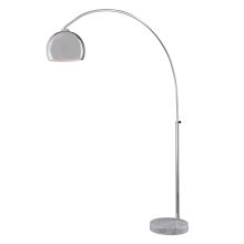 1 Light Arc Floor Lamp from the George's Reading Room Collection