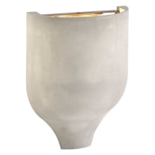 Sima 2 Light 14" Tall Wall Sconce with Natural Cement Shade