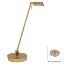 1 Light LED Desk Lamp in Honey Gold from the George's Reading Room-Bivouac Collection