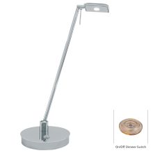 1 Light LED Desk Lamp in Chrome from the George's Reading Room-Tablet Collection