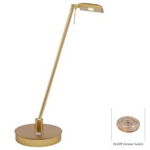 1 Light LED Desk Lamp in Honey Gold from the George's Reading Room-Tablet Collection
