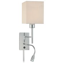 1 Light 21" High Plug In Wall Sconce from the George's Reading Room Collection