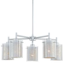 5 Light 1 Tier Chandelier from the Grid II Collection