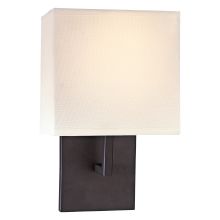 1 Light 11.25" Tall ADA Compliant Wall Sconce with Square Shade from the On the Square Collection