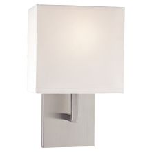 1 Light 11.25" Tall ADA Compliant Wall Sconce with Square Shade from the On the Square Collection