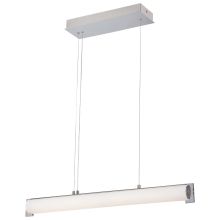1 Light 1 Tier 3.5" Height LED Linear Chandelier from the Tube Collection