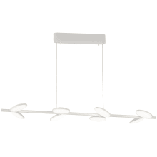 Eye Spy 39-1/2" Wide Integrated LED Linear Chandelier with Acrylic Shades