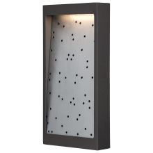 Pinball 14" Tall ADA Outdoor LED Flush Mount Outdoor Wall Sconce