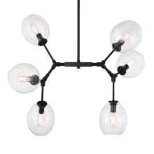 Nexpo 6 Light 34" Wide Abstract Chandelier