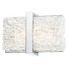 Forest Ice 8" Wide LED Bathroom Sconce