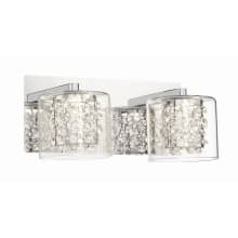 Wild Gems 2 Light 13" Wide LED Bathroom Vanity Light