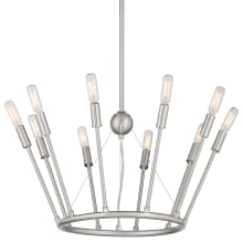 Royalty 10 Light 23" Wide Ring Chandelier