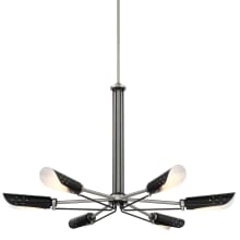 Turbine 6 Light 34" Wide Chandelier