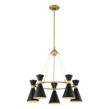Conic 5 Light 26" Wide Ring Chandelier
