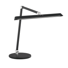 Portables 14" Tall LED Swing and Boom Arm Table Lamp