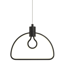 Edisons Outline 10" Wide LED Abstract Pendant
