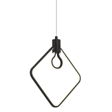 Edisons Outline 12" Wide LED Abstract Pendant