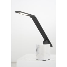 Task Portables 22" Tall LED Accent Desk Lamp with Rectangular Lamp Base